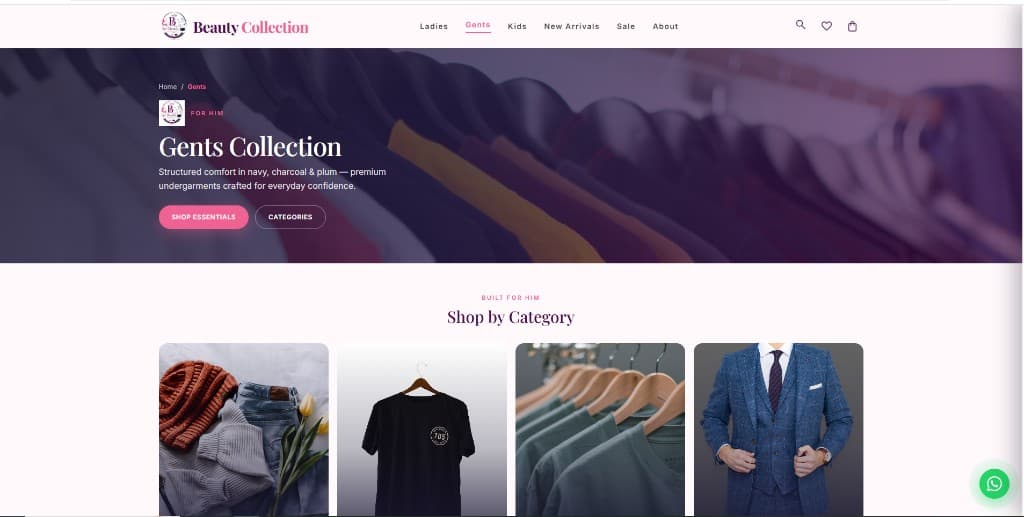 Gents collection
