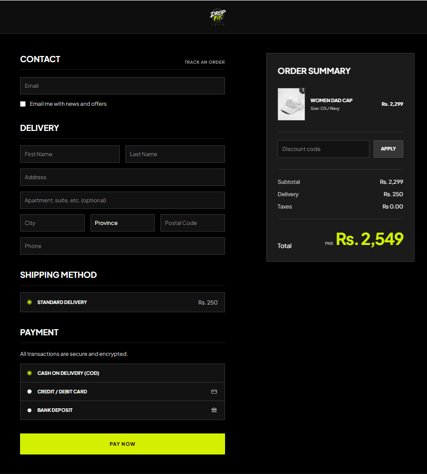 Checkout