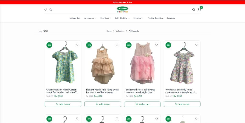 Product catalog
